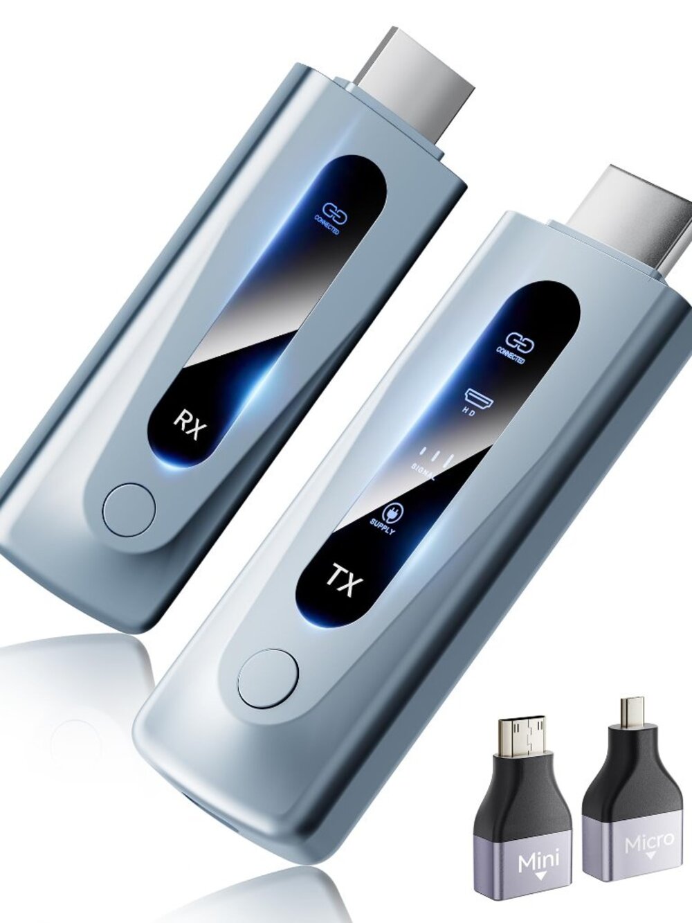 Wireless HDMI Transmitter and Receiver Kit 400FT Extender 1080P - Light Blue